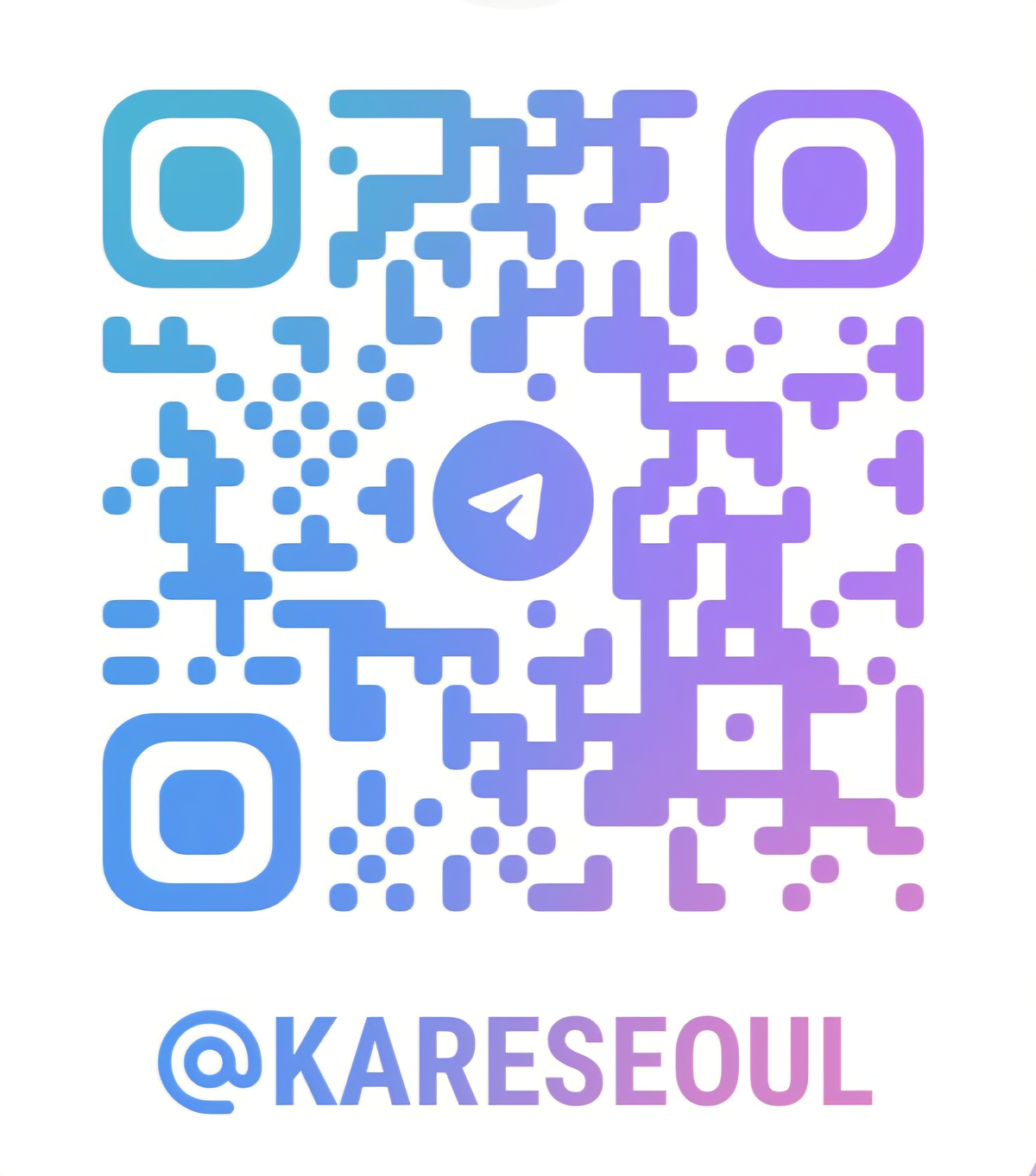 Scan to open KareSeoul on Telegram